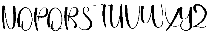 Nighty Graduates Font UPPERCASE