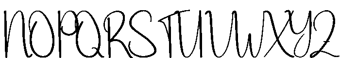 Nigth Christmas Font UPPERCASE