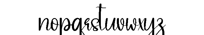 Nigth Christmas Font LOWERCASE