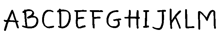 Nika Marker Font UPPERCASE