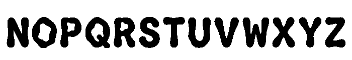 Nikita Regular Font LOWERCASE