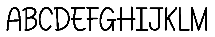 Nildavil Font UPPERCASE