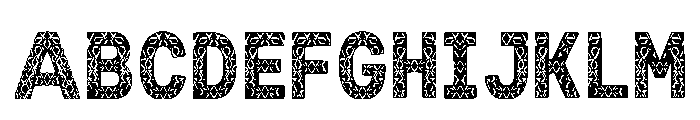 Nile Regular Font UPPERCASE