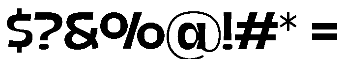 Nimbu Medium Font OTHER CHARS