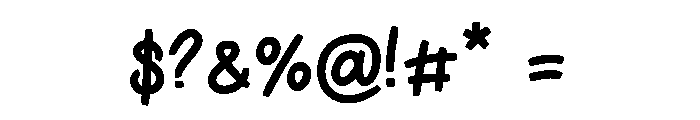 Nimella Script Regular Font OTHER CHARS