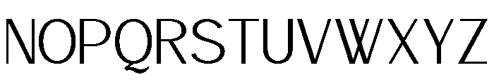 Nimete Regular Font UPPERCASE