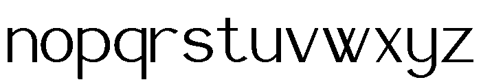 Nimete Regular Font LOWERCASE