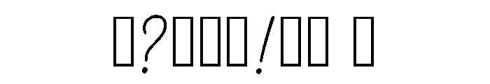 Nina Regular Font OTHER CHARS