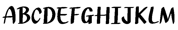 Ninedlon Font UPPERCASE