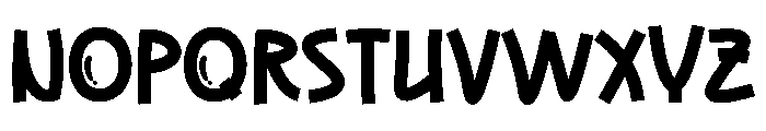 Niqe Door Font LOWERCASE