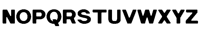 NiraNaraSoft-Black Font UPPERCASE