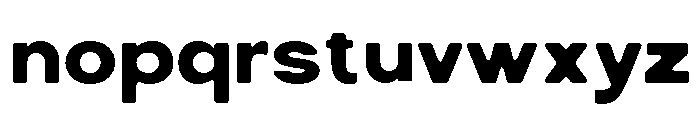 NiraNaraSoft-Black Font LOWERCASE