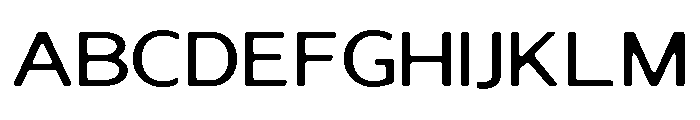 NiraNaraSoft-Expanded Font UPPERCASE