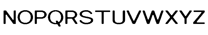 NiraNaraSoft-Expanded Font UPPERCASE