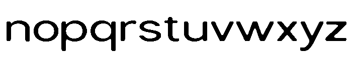 NiraNaraSoft-Expanded Font LOWERCASE