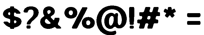 NiraNaraSoft-ExtraBold Font OTHER CHARS