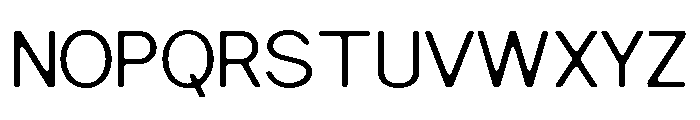 NiraNaraSoft-Light Font UPPERCASE