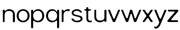 NiraNaraSoft-Light Font LOWERCASE