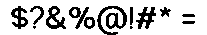 NiraNaraSoft-Medium Font OTHER CHARS