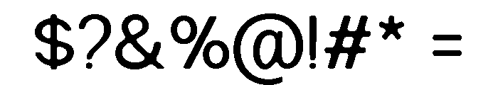 NiraNaraSoft-Regular Font OTHER CHARS