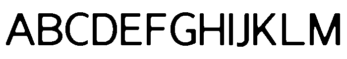 NiraNaraSoft-Regular Font UPPERCASE