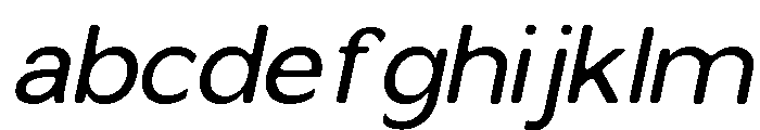 NiraNaraSoft-Slanted FONT