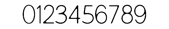 NiraNaraSoft-Thin Font OTHER CHARS