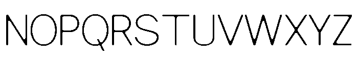 NiraNaraSoft-Thin Font UPPERCASE
