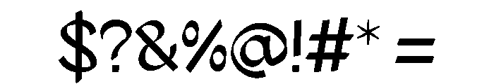Niramail Font OTHER CHARS