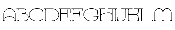 Nirosse Font UPPERCASE