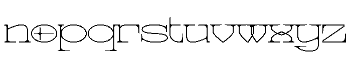 Nirosse Font LOWERCASE