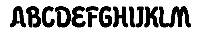 Nistaroid Font UPPERCASE