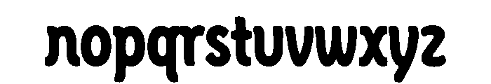 Nistaroid Font LOWERCASE