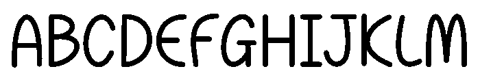 Nithire Font UPPERCASE