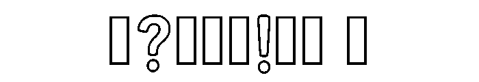 Nitid Regular Font OTHER CHARS