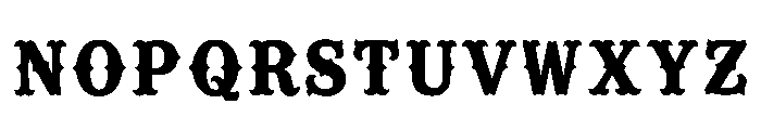 Nitin Regular Font LOWERCASE