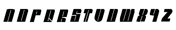 Nitro Force Regular Font LOWERCASE