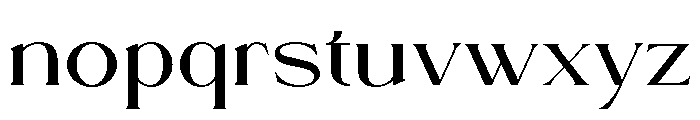 Nivella Font LOWERCASE