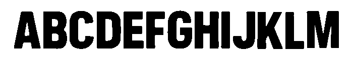 Nixonxo Font UPPERCASE