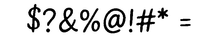 nikikulo-Regular Font OTHER CHARS