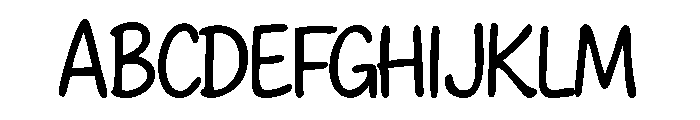 nikikulo-Regular Font UPPERCASE