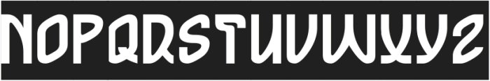 NICE AIR-Inverse otf (400) Font UPPERCASE