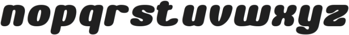 NICE Bold Italic otf (700) Font LOWERCASE
