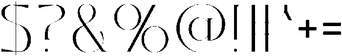 NICOLE Regular otf (400) Font OTHER CHARS