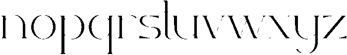 NICOLE Regular otf (400) Font LOWERCASE