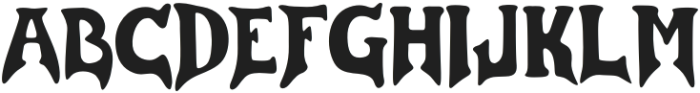 NIGHTFANG otf (400) Font UPPERCASE