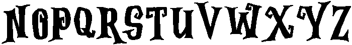 NIGHTMARE otf (400) Font UPPERCASE