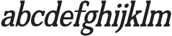 NIRTIERY QUENTIN Italic otf (400) Font LOWERCASE