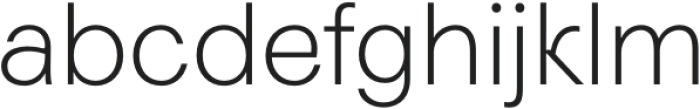 Niacin ExtraLight otf (200) Font LOWERCASE