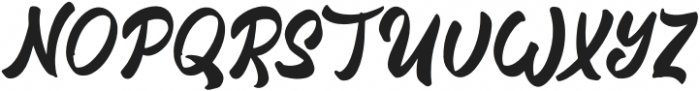 Niagato-Regular otf (400) Font UPPERCASE